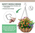 2.36IN Ceiling Screw Hooks for Hanging Plants, Safety Buckle,110 Pcs - Image 6