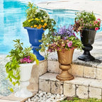 BrylaneHome Traditional Embry Plastic Urn Planter - Image 4