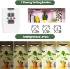 6.3" Ceiling Indoor Grow Lights for Plants Full Spectrum 4-Pack in 1 - Image 4
