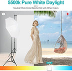 EMART Full Spectrum Light Bulb, 105W CFL Light Bulbs for Photography 4Pack - Image 3
