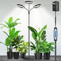 Garpsen Floor Grow Light, 3 Head Full Spectrum with Base, for Large Plants by Garpsen