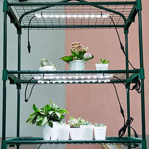 Litever Grow LED Light Strip Kits for Plants, 36W with Timer, Full Spectrum White Grow Lights, Easy Installation. Good for Indoor Plants Grow Shelf, Greenhouse, Grow Cabinets - Image 2