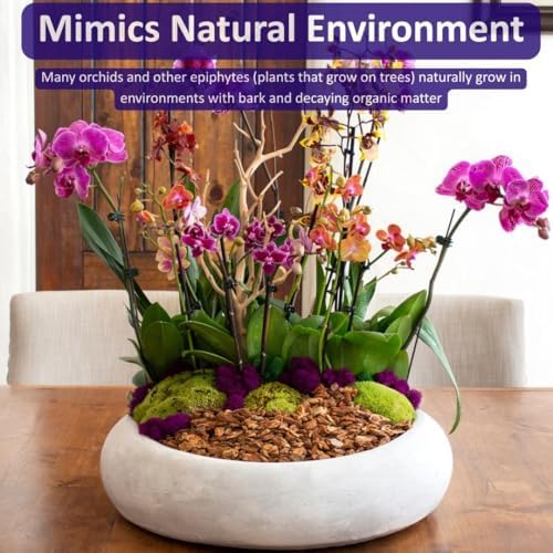 SuperMoss (23111) Orchid Potting Bark, 100% Natural White Fir Bark, 1/4", 3 Cu. Ft. - Image 4