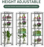 Indoor Greenhouse with Grow Lights 40W , 15.7" L×11.8" W×62.3" H - Image 5