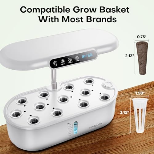 Ahopegarden Hydroponics Growing System: 12 Pods with Smart Env.Detection - Image 7