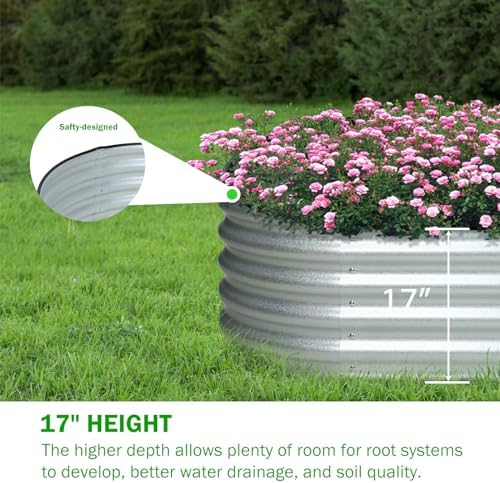 BPS 4-in-1 Metal Raised Garden Bed - Image 6