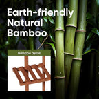 ROSSNY 55 Inch Tall Bamboo Plant Stand for Indoor, 7 Tier 8 Potted, Brown - Image 7
