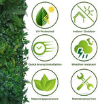 GreenSmart Premium Artificial Grass Wall Panels | Realistic Plant Greenery Privacy Panels | Decor for Fence, Garden, Patio & Balcony | Never Fade Indoor Outdoor Use (Jade (Large Single Panel)) - Image 7