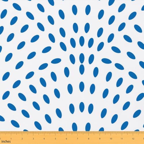 Raindrop Fabric By The Yard, Geometric Circular Upholstery Fabric for by Erosebridal