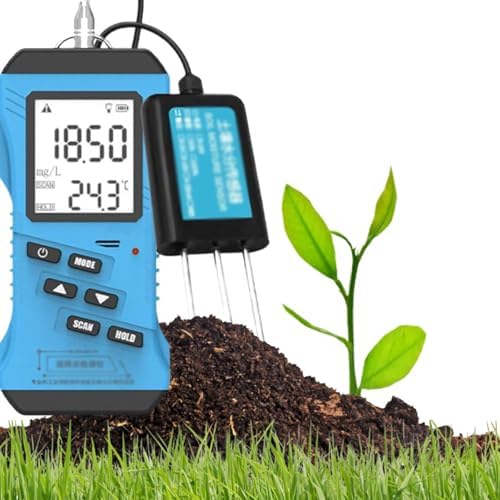 7 in 1 Soil Tester,Nitrogen,Phosphorus,Potassium Npk Tester,Ph,Moisture,Nutrient Conductivity,Ec for Farm,Golf,Orchard,Nursery,Garden by Unknown