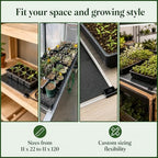 Seedling Heat Mat 11 in x 44 in, Fits 4 ft Wire Shelves, Even Heat - Image 7