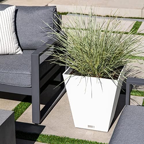 Veradek Pure Series Nobleton Planter - Tapered Square Outdoor Planter - Image 6