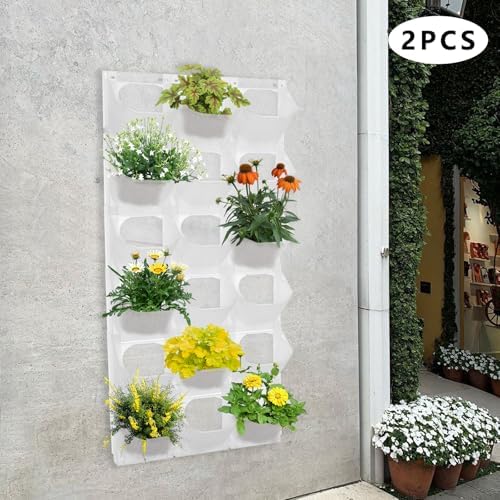 36-Slot Wall Planter, Vertical Garden Flower Pot Holder for Indoor&Outdoor - Image 4
