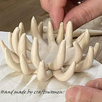 6 Pack air plant Holders (6Pcs Air Plant Containers w/6 Colors Assorted) A Ceramic Coral Set to CreateGifts or Decorate Tabletop - air plants Not Included - Image 5