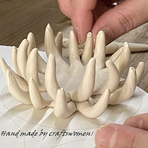 6 Pack air plant Holders (6Pcs Air Plant Containers w/6 Colors Assorted) A Ceramic Coral Set to CreateGifts or Decorate Tabletop - air plants Not Included - Image 5