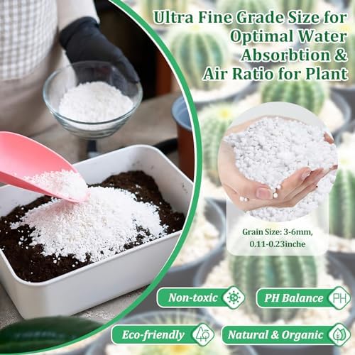 Legigo 30 Quarts Organic Perlite for Plants Indoor, Soil Mix Amendment - Image 2