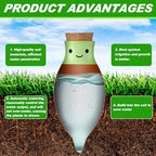 LemonRoad 6 Pcs Self Watering Terracotta Globes 11.5oz Large Ollas Plant Watering Globes Planter Insert Spike Pot Clay Planter Irrigation Device for Outdoor Indoor Easy to Refill Plant Lover Gift - Image 5