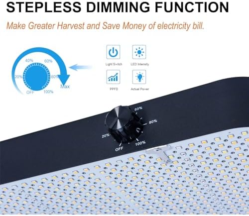 FECiDA Dimmable LED Grow Tent Light for 2x2 ft Coverage - Image 3