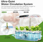 Ahopegarden Hydroponics Growing System: 12 Pods with Smart Env.Detection - Image 5