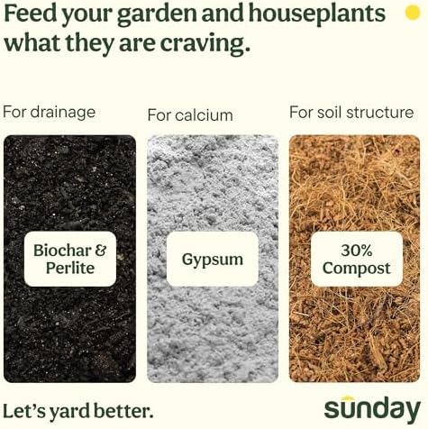 Sunday Organic Potting Soil & Flower Plant Food Bundle, OMRI Listed - Image 3