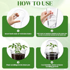 30 Pack 3.5" Self Watering Propagation Pots Clear, Plain Cup - Image 5