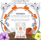 Organic Mechanics Container Blend Potting Soil, 1 Cu Ft - All-Purpose, Peat-Free, Well-Drained Blend with Compost, Rice Hulls, and Worm Castings for Growing Annuals, Perennials, Woody Plants - Image 3
