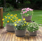 Quarut Plant Planters Pots Set of 4 Pack 16 Inch，Large Plastic Flower Pot - Image 6