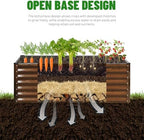 SnugNiture 2-Pack 4x2x2FT Galvanized Raised Garden Bed Kit, Metal Planter Box for Planting Plants Vegetables, Brown - Image 6