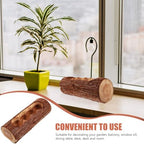 BESTOYARD 2 Pcs Wooden Pile Flowerpot Wooden Pot Whisky Planter Bucket Barrel Planter Horizontal Log Tree Trunk Vase Tall Containers Natural Tub - Image 2