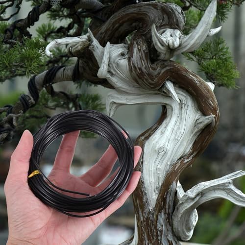 Alipis Aluminum Bonsai Wire Kit with Cutter 1mm 1.5mm 2mm Plant Training Wires 4 Rolls 40m for Tree Shaping and Bonsai Gardening Tools - Image 4