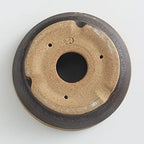 Wazakura Shigaraki Series Yellow Dust Stripe Glazed Ceramic Bonsai Pot - Image 4