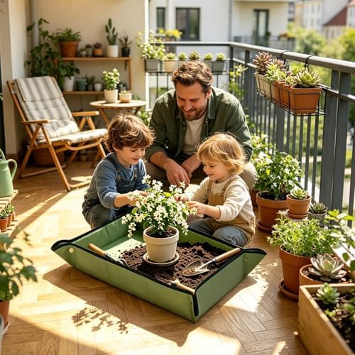 Repotting Mat Thick Waterproof Foldable Extra Large - Image 4