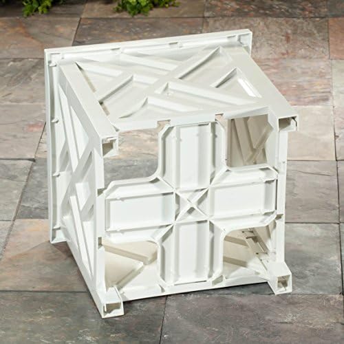 Miles Kimball Chippendale Planter Box, White - Plant Holder for Garden, - Image 5