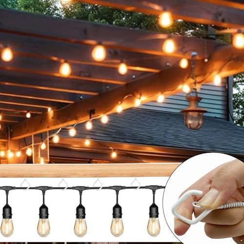 120 Pcs Ceiling Hooks for Hanging Plants, Screw in Hooks White - Image 4