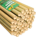 Jollybower 3/4" D 7 Feet Bamboo Stakes 50 Pack, Thicker Heavy-Duty Plant Stakes, Natural Garden Stakes for Bean, Tomato, Bean, Flowers,Trees Potted and Climbing Plant Support by Jollybower