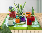 Repotting Mat for Garden Indoor Plant Flowers, Tidy Square Mat Repotting Portable Waterproof Transplanting Working (Size : 100 * 100 * 6cm) - Image 3