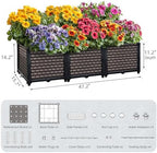 Large Planters for Outdoor Plants 14" Tall Planter Box, 47.2"L x 15.7"W - Image 5
