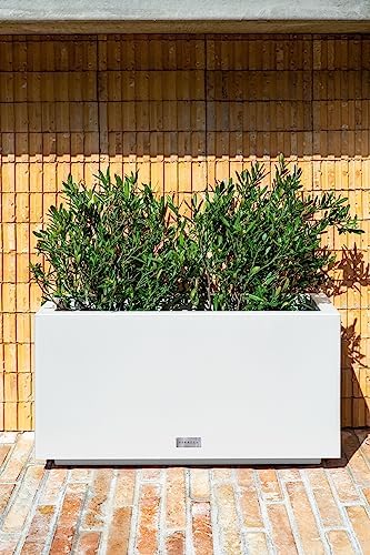 Veradek Block Series Long Box Planter - Rectangular Outdoor Planter - Image 6