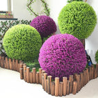 Artificial Plant Topiary Ball 20in, Faux Boxwood Decorative Balls, Decorative Faux Greenery Fake Plants, Garden Spheres Large Outdoor, Artificial Topiary Plant Grass Ball - Image 3