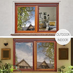 HIDBEA One Way Privacy Window Film,Heat Blocking, Brown,29.5in x 6.5ft - Image 7