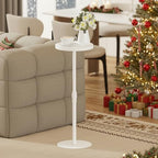 TUTOTAK Tall Round Side Table, Small End Table, Drink Table, Pedestal Table - Image 5
