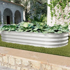 Raised Garden Beds, 2-Pack 6 x 3 x 1 ft Galvanized Metal Planter Boxes and Vegetable Beds for Outdoor Backyard Gardening, Flowers, Herbs, and Vegetables - Image 3
