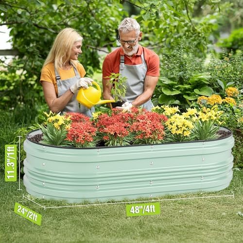 WORKPRO 4x2x1ft Galvanized Raised Garden Bed Set - Image 2