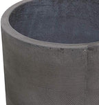 Deco 79 Magnesium Oxide Indoor Outdoor Planter Large Planter Pot with Wood Legs, Set of 2 Planters 13", 16"H, Gray - Image 4