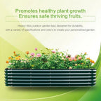 Gardmax Galvanized Raised Garden Bed, Lightweight Planter Boxes Outdoor with Easy Assembly, Large Garden Bed for Vegetables, Fruits, Flower Dark Green 8x2x1.5 FT - Image 5