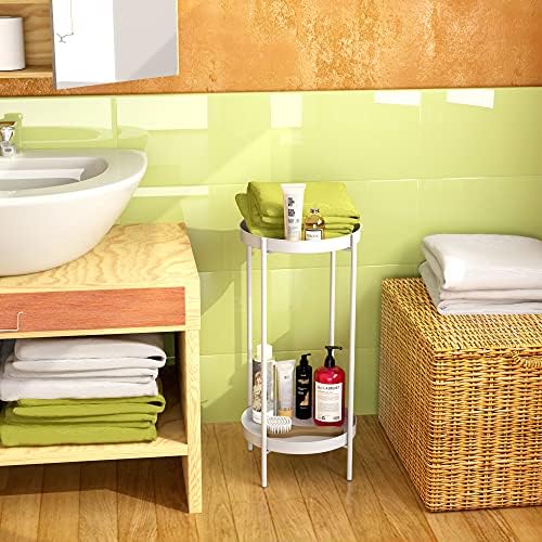 2 Tier Plant Stand Indoor Outdoor - 10.5in Width 24in Tall Flower Pot Rack - Image 6