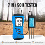 7 in 1 Soil Tester,Nitrogen,Phosphorus,Potassium Npk Tester,Ph,Moisture,Nutrient Conductivity,Ec for Farm,Golf,Orchard,Nursery,Garden - Image 2