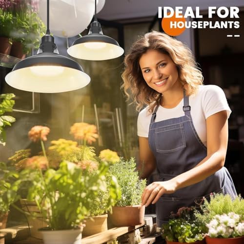 MYSWEETY Hanging Grow Light for Indoor Plants, 18W 3000K- 2PCS - Image 6