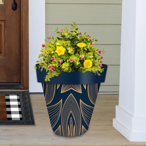 Briarwood Lane Everyday Planter 14" x 15" x 15" Organic Flow Large Planter - Image 3