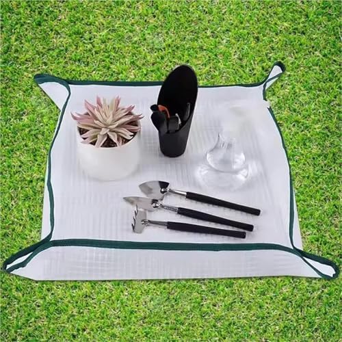 2 PCS Plant Repotting Square Mat Waterproof Transplanting Bonsai Mud Prevention(50x50cm) - Image 4